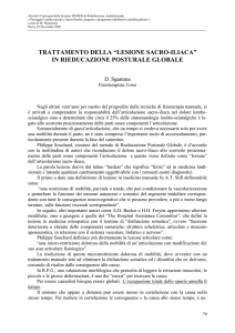 trattamento della “lesione sacro-iliaca” in