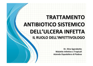 Trattamento Antibiotico Sistemico dell`Ulcera Infetta