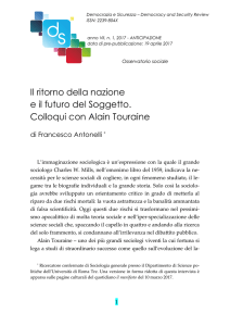 Il ritorno della nazione e il futuro del Soggetto. Colloqui con Alain