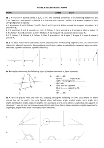 Verifica geometria English