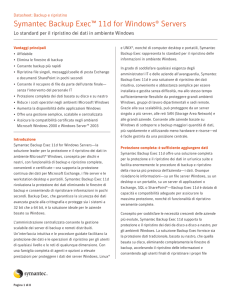 Symantec Backup Exec™ 11d for Windows® Servers
