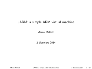 uARM: a simple ARM virtual machine
