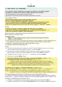 INSIEMI - Chi ha paura della matematica