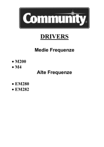 DRIVERS Medie Frequenze