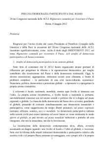 Il testo in lingua italiana - Pontificio Consiglio Giustizia e Pace