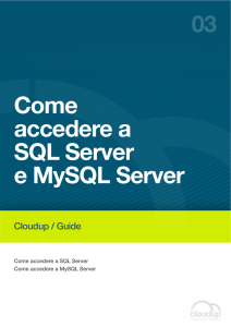 Come accedere a SQL Server e MySQL Server 03