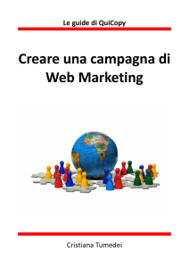 Creare una campagna di Web Marketing