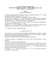 CLASSE A049 Matematica e fisica PROVA SCRITTA - 21