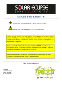 Manuale Solar Eclipse 1.5