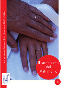 Il sacramento del Matrimonio