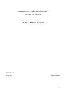 fondamenti di teoria della probabilità