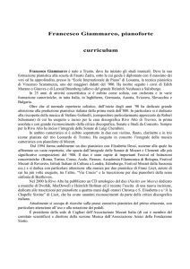 curriculum Francesco Giammarco 2008 per sito