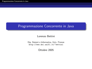 Programmazione Concorrente in Java