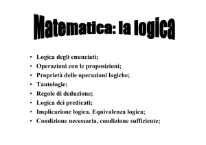 matematica la logica - Vallone Community Sito di comunicazione