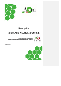 Linee guida NEOPLASIE NEUROENDOCRINE