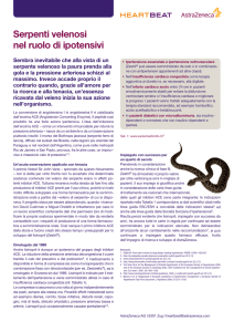 Serpenti velenosi nel ruolo di ipotensivi