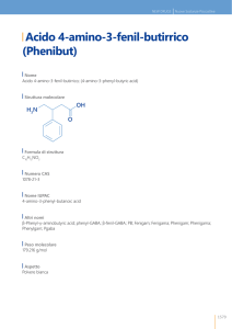 Acido 4-amino-3-fenil-butirrico (Phenibut)