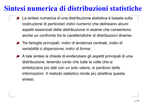 Sintesi numerica di distribuzioni statistiche
