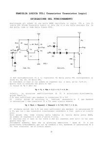 FAMIGLIA LOGICA TTL( Transistor Transistor Logic) SPIEGAZIONE