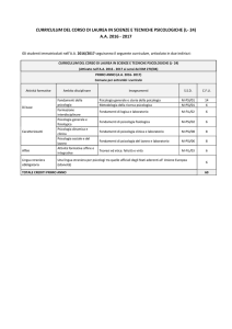 Offerta formativa 2016/2017 - Università Europea di Roma