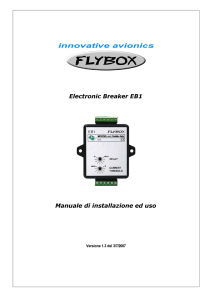 Electronic Breaker EB1 Manuale di installazione ed