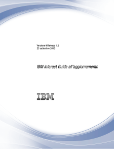 IBM Interact Guida all`aggiornamento