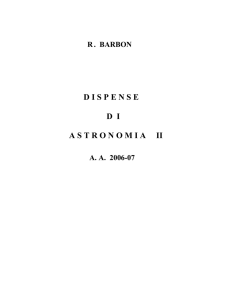 Dispense - Dipartimento di Fisica e Astronomia