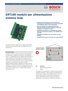 ERT100 modulo per alimentazione sistema loop
