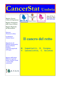 Il cancro del retto - RTUP - Università degli Studi di Perugia