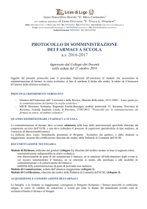 Protocollo somministrazione farmaci 2016-2017