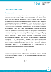 Condensatori (Davide Contini)