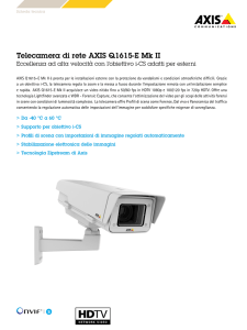 Telecamera di rete AXIS Q1615-E Mk II