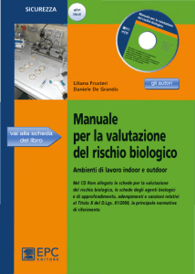 Manuale per la valutazione del rischio biologico