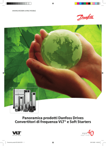 Panoramica prodotti Danfoss Drives Convertitori di frequenza VLT