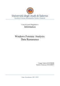 Progetto - Dipartimento di Informatica