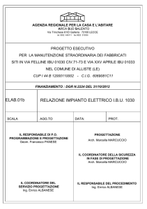 ELAB.01b RELAZIONE IMPIANTO ELETTRICO I.B.U. 1030