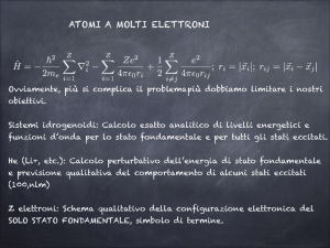 13. atomi a molti elettroni - e-Learning