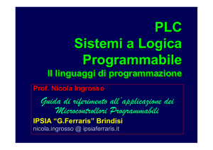 PLC- I linguaggi