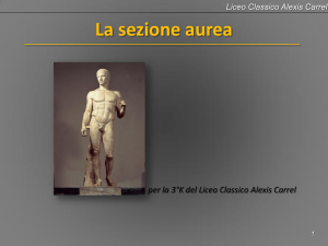 La sezione aurea