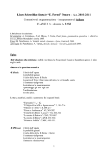Liceo Scientifico Statale “E. Fermi” Nuoro – A.s. 2010-2011