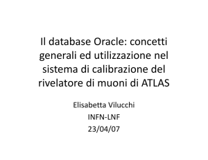 Il database Oracle