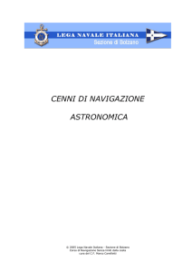 cenni di navigazione astronomica - mkonsulting.it