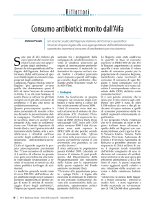 Consumo antibiotici: monito dall`Aifa