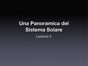 Una Panoramica del Sistema Solare