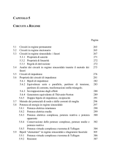 CAPITOLO 5 CIRCUITI A REGIME Pagina 5.1