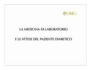 Diabete - Patologia Clinica