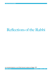 Reflections of the Rabbi - e