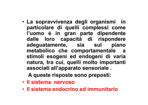 Nervoso parte 1 - Scienze Motorie Unimi