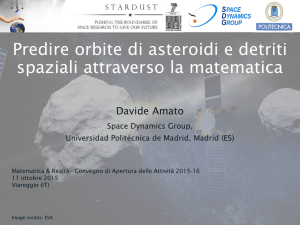 Predire orbite di asteroidi e detriti spaziali attraverso la matematica