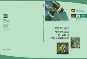 Il monitoraggio aerobiologico nel Veneto i pollini allergenici